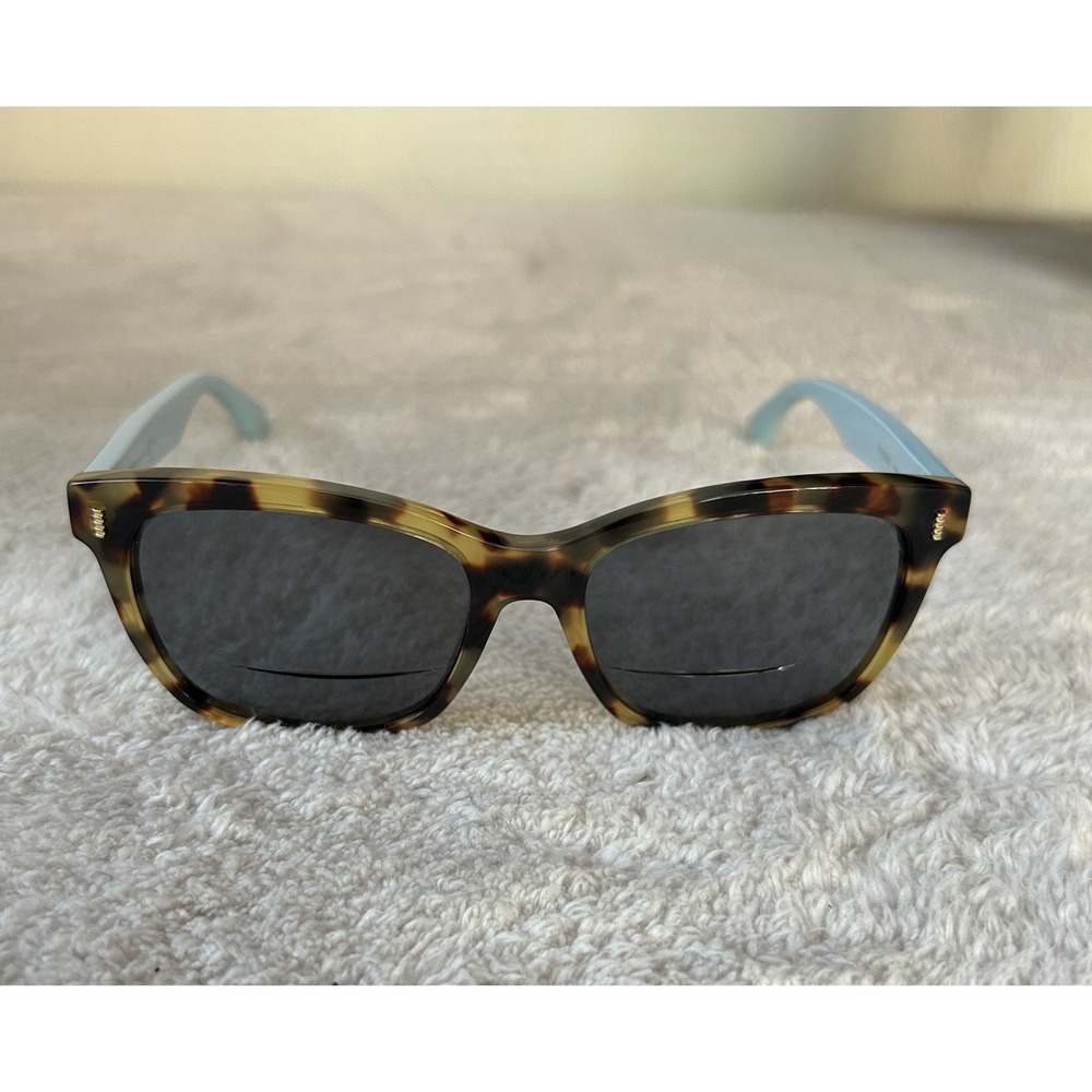 Fendi‎ FF086/S HK53U Brown Tortoise Blue Sunglasses Italy Designer Frames Only